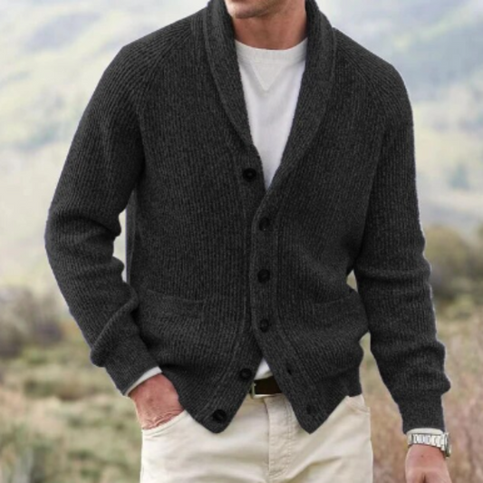 Jacob Cardigan Men'S Vintage Wool V-Neck Cardigan